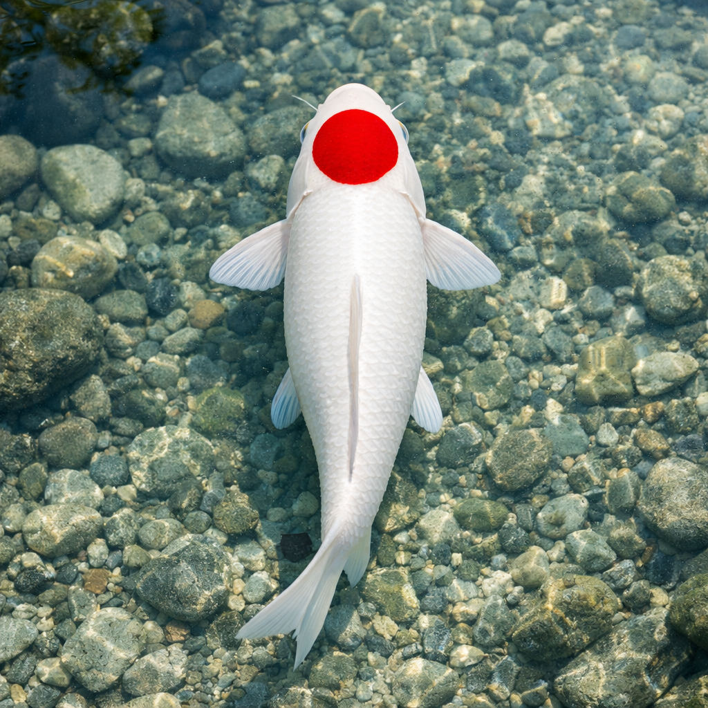 Tancho koi variety
